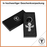 Schutzengel Schlüsselanhänger "Hope" - Engel Anhänger für Männer Frauen - Geschenk Glücksbringer Auto Fahr vorsichtig Metall