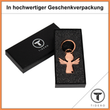 Schutzengel Schlüsselanhänger "Hope" - Engel Anhänger für Männer Frauen - Geschenk Glücksbringer Auto Fahr vorsichtig Metall