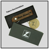 Schlüsselanhänger aus Leder mit Gravur "Beste Mama", beidseitig | versch. Farben Schlüsselanhänger Tidero