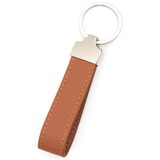 Schlüsselanhänger aus Leder mit Metall-Befestigung Tidero